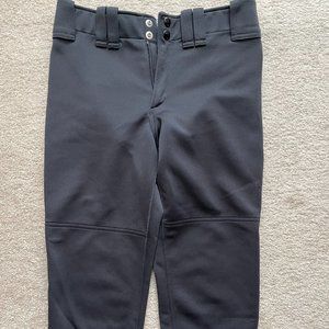 Women's Mizuno Softball Pants - Black - S